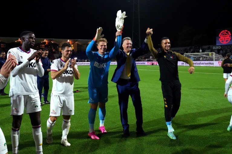 Telstar wint met Louis van Gaal op de bank van Jong AZ