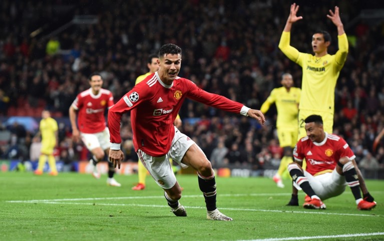 Recordhouder Ronaldo leidt Manchester United in extra tijd langs Villarreal