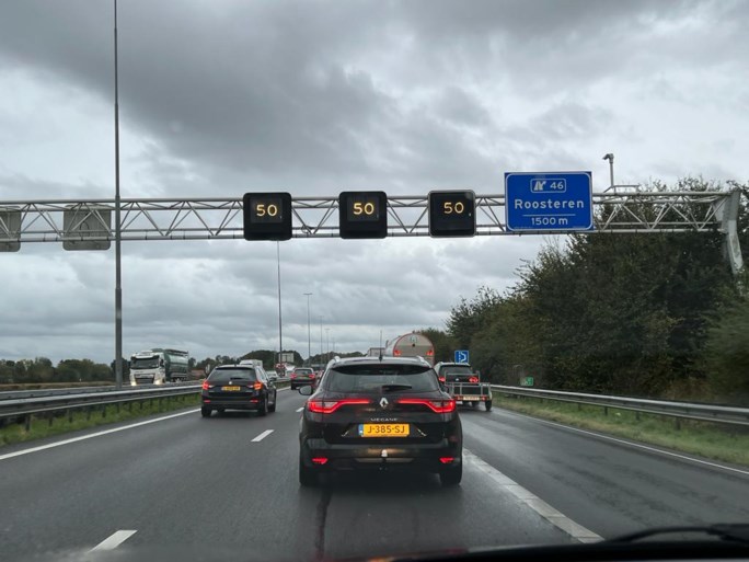 Windstoten en regen zorgen voor lange files; boom valt op woning in Maastricht