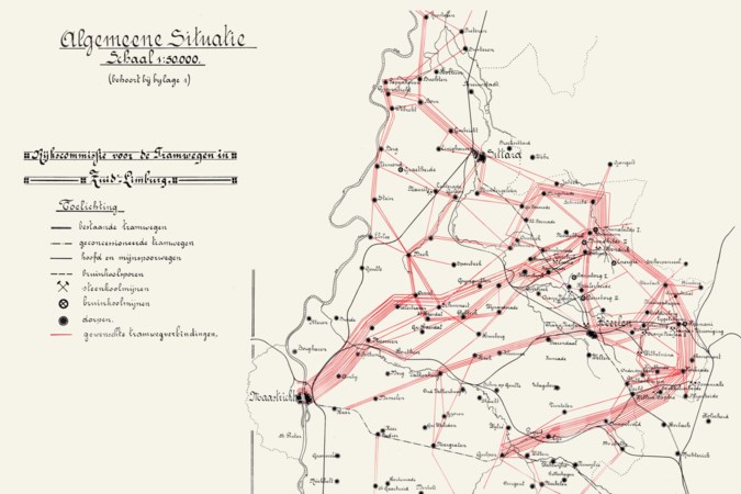 Elk dorp een halte: dit was het ambitieuze tramplan voor Zuid-Limburg in 1919, wat kunnen we er nu van leren?
