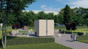 Wereldprimeur voor begraafplaats Maastricht: een volautomatische kubus vol met asurnen