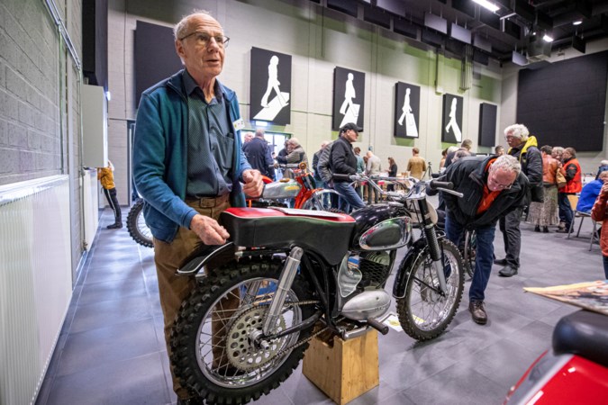 Historische crossmotoren op expositie in Meijel: ‘Juweeltjes, maar belabberd qua vering’