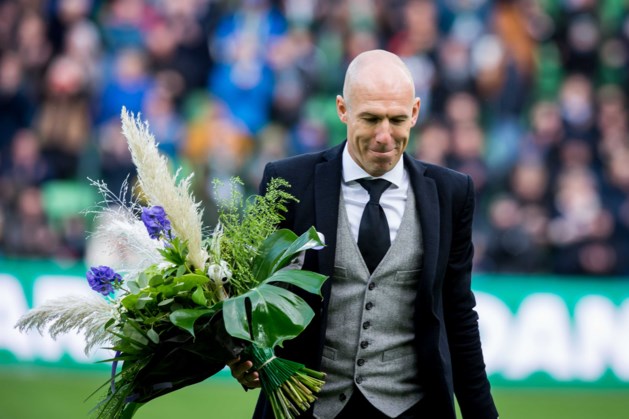 Arjen Robben vecht tegen tranen bij afscheid FC Groningen