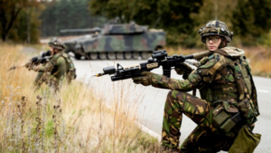 Militaire oefening in Roermond