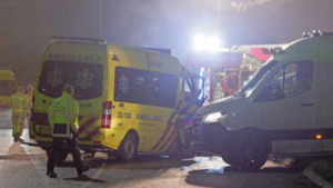 Ambulancemedewerkers dodelijk ongeluk Helmond met breuken in ziekenhuis