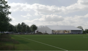 Nieuwe sporthal op De Vonckel in Meterik is als alles goed gaat begin 2023 klaar