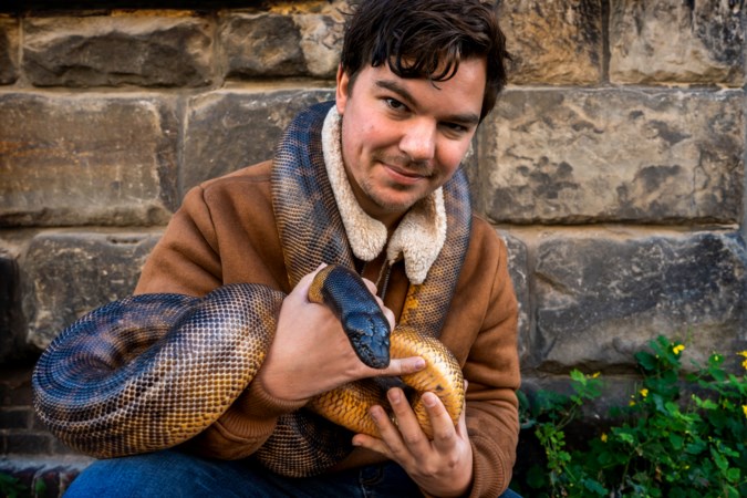 Python Jos uit Maastricht eet eens in de twee weken vijf ratten uit de diepvries 