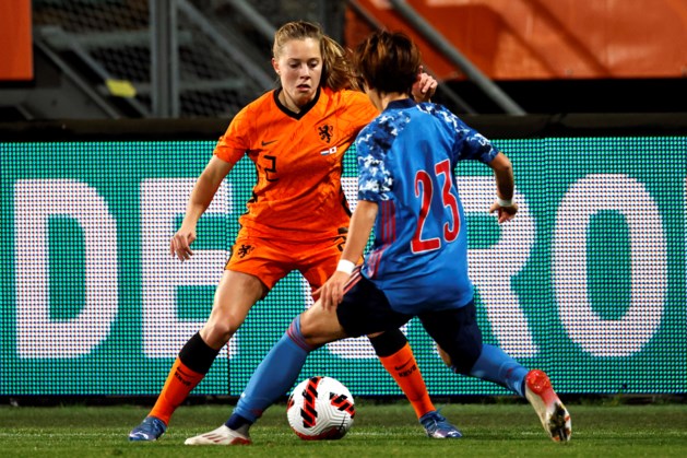 Oranje Leeuwinnen spelen bij debuut Hertense Janou Levels bloedeloos gelijk tegen Japan