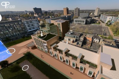Zeventig procent woningen Promenadepark verkocht; online 3D-toer door Heerlens wooncomplex