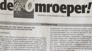 De Omroeper stopt ermee: weekblad in Gulpen-Wittem weggedrukt door groeiende concurrentie