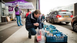 Metaalstaking in Limburg levert twintig kratten op voor de voedselbank