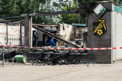 SV Meerssen opnieuw slachtoffer van brandstichting, op de dag dat herbouw accommodatie officieel kan beginnen