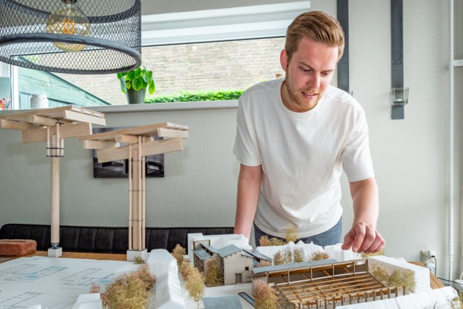 Jonge architect Twan Hermans (27) uit Heerlen krijgt eervolle vermelding voor ontwerp Thermenmuseum: ‘Ik streef altijd naar het hoogst haalbare’