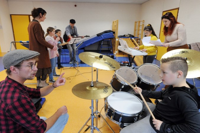 The Music Station in Venray kweekt popsterretjes in de dop: ‘Hoe cool is het als kinderen in een echte band kunnen spelen’