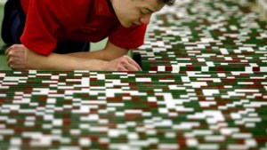 ‘Domino Day’ in Kasteel Limbricht brengt 75.000 euro op
