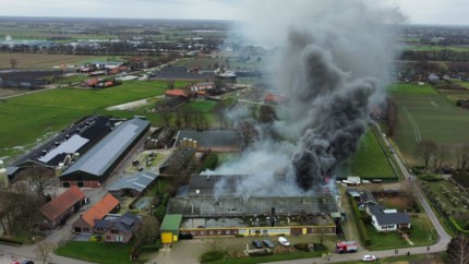 Opruimactie na vrijkomen asbest bij uitslaande brand in Nederweert
