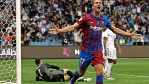 Luuk de Jong scoort voor derde keer op rij, maar dat helpt FC Barcelona niet in finale Spaanse Supercup