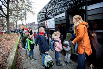 Leerlingen van De Tovercirkel Heerlen maken twee keer per dag een ‘schoolreisje’, anderhalf jaar lang