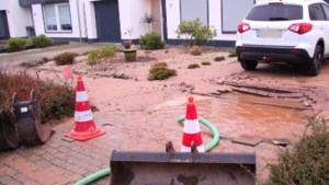 Meerdere woningen zonder water door gesprongen hoofdwaterleiding in Blerick