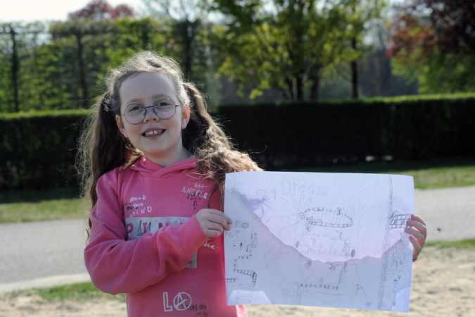 De droom van Roos (10) uit Blerick komt uit: een speeltuin voor kinderen op het voormalige Floriadeterrein