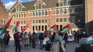 De demonstranten in Maastricht hopen op Palestijnse Nelson Mandela