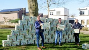 Trio uit Sittard-Geleen zet spaarzegelactie op voor inwoners met smalle beurs: in no time 63 dozen vol boodschappen 