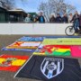 Na tip uit Deventer beginnen vlaggen voor Oekraïne voor fietsende Raymond uit Neerbeek binnen te stromen