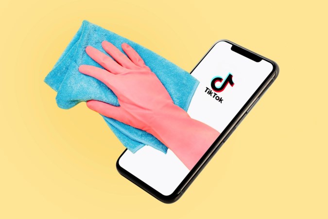 Zie je op tegen de grote voorjaarsschoonmaak? Populaire poetsfilmpjes op TikTok maken het leuk