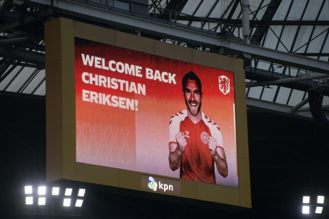 ‘Geweldig om Christian Eriksen terug te zien in het Deense shirt’