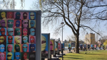 Open je ogen: Fototentoonstelling over mensenhandel in Vijverpark