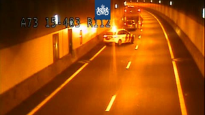 Ongeval in Roertunnel; A73 weer open