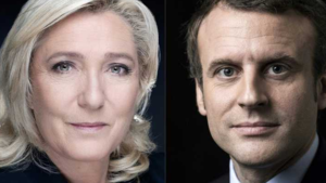 Prognose Franse presidentsverkiezingen: Macron nipt voor Le Pen