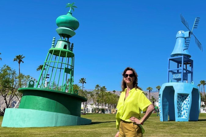 Limburgse Kiki trots op haar landmarks op festival Coachella in VS: ‘Zo’n opdracht komt maar één keer in je leven voorbij’