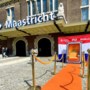 Koninklijk onthaal op station Maastricht op Koningsdag