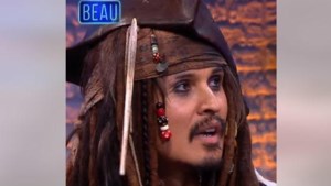 Verbijstering over Venlose lookalike van Johnny Depp bij Beau: ‘Ik zit naar een huilende Jack Sparrow lookalike te kijken, wat een televisie’ 