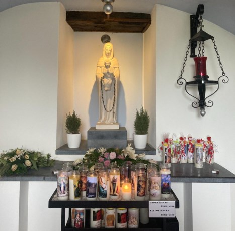 Alternatieve route voor bezoekers kapelletje Hoeve Overhuizen in Bocholtz