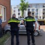Auto komt tot stilstand tegen gevel woningen in Horst