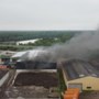 Grote brand bij recyclingbedrijf in Venray, flinke rookontwikkeling