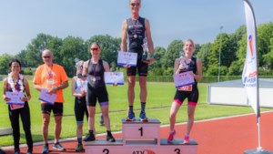Edwin van Geenen winnaar X-triathlon voor sporters met een beperking in Venray 