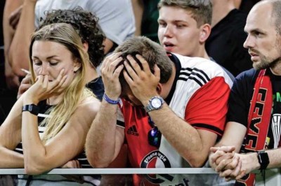 Feyenoorders in Tirana zitten in zak en as: ‘Italianen speelden weer een vervelend spelletje’