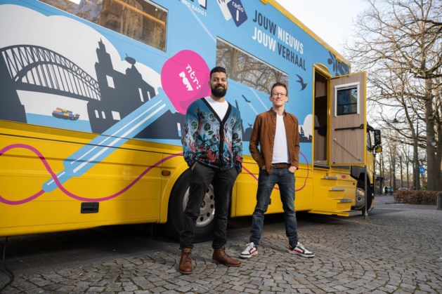 Reporters PowNed berichten met radio-bus vijf dagen over het reilen en zeilen van Heerlen-Noord 