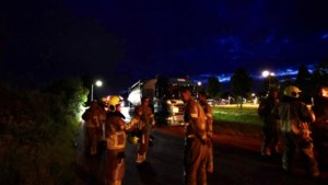 Diesel gestolen uit tank geparkeerde truck in Maasbree: wegdek vervuild