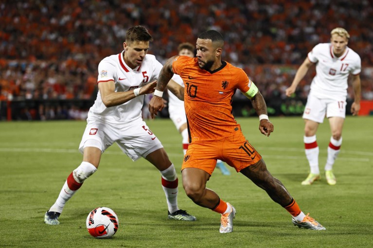 Teleurstellend puntenverlies Oranje tegen Polen; Depay mist penalty in slotfase