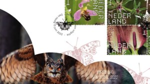 Postzegelserie Sint Pietersberg: een kaartje verstuur je nu met een Limburgse oehoe of das