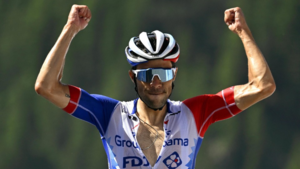 Pinot wint zevende etappe in Zwitserland, Higuita pakt leiding