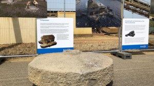 Unieke vondst molensteen in Grensmaas duidt op laat middeleeuwse energiewinning met schipmolen