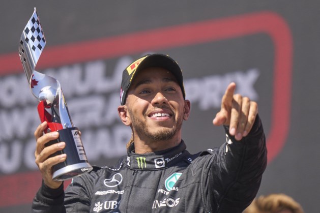 Lewis Hamilton na podiumplek: ’Dit geeft hoop’