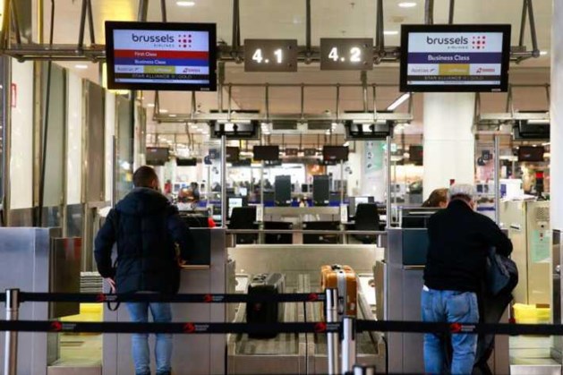 Luchthaven Brussel schrapt maandag alle vertrekkende vluchten