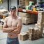 Lucas (27) uit Beek is bouwvakker, maar zwemt toch drie medailles bij elkaar op NK: ‘De meeste collega’s hebben een buikje, ik niet’