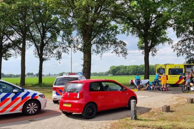 Bromfietser gewond na botsing met auto in Maasbree  